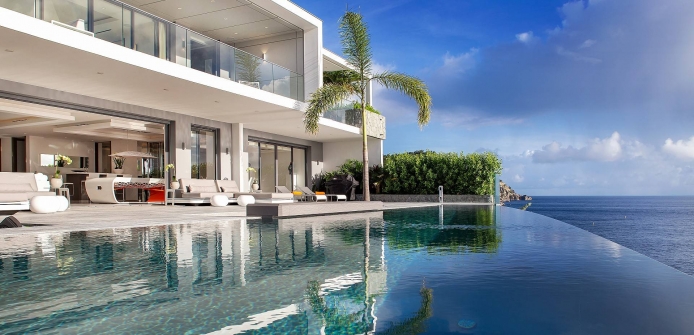 Villa Axel Rocks St Barts Modern Mansion with Breathtaking Sea Views in Gustavia - Thumbnail image