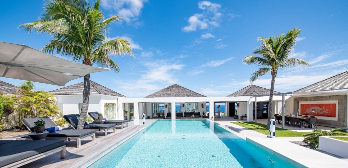 Villa Casa Del Mar St Barts Luxury Oceanfront Estate With Pool In Petit Cul De Sac - Thumbnail image