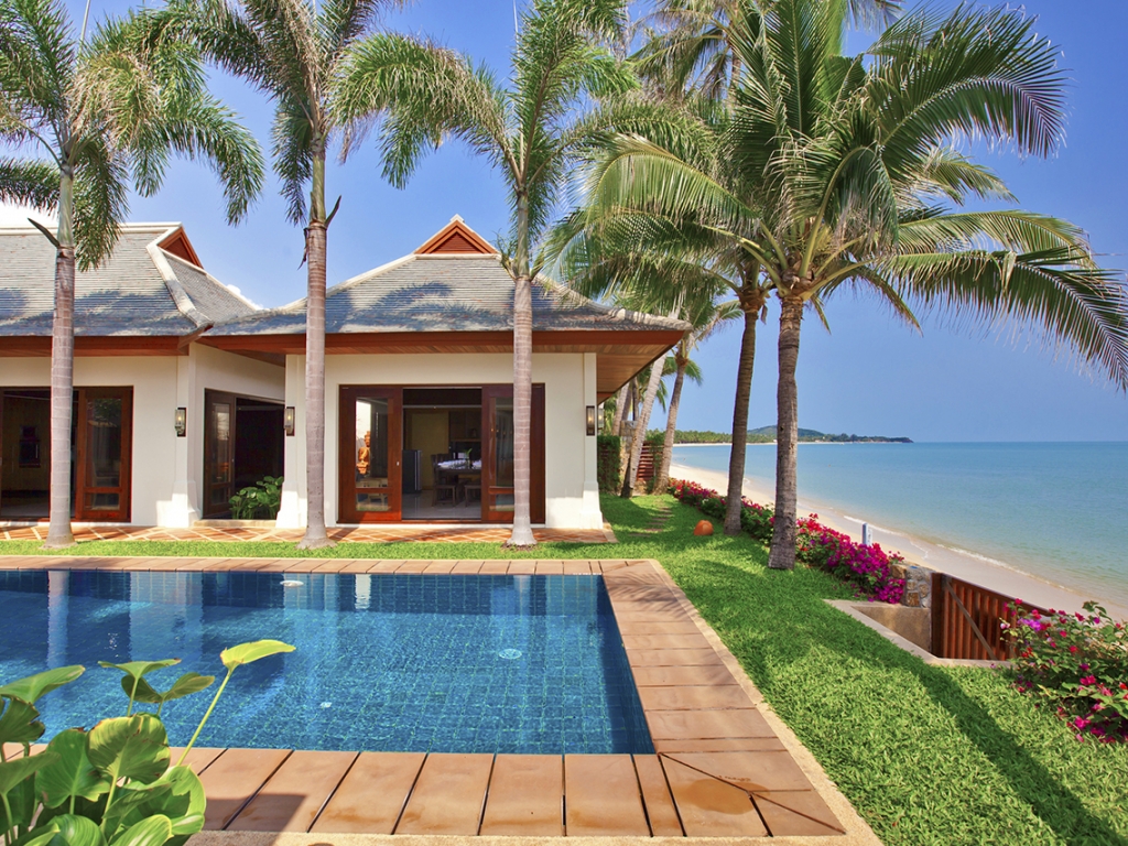 Pool, Villa Exterior & Ocean Views
